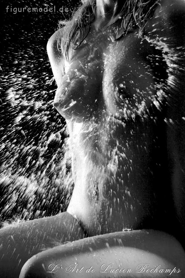 L`art de Lucien Bechamps | Normaler Busen | cone-tit-under-splash | figuremodel.de
